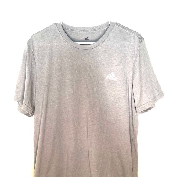 2/$15 Adidas - Men’s Gray Short Sleeve Workout T-Shirt Athletic Tee Large - Picture 3 of 8